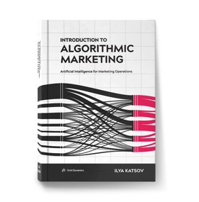 A book with a title Algorithmic marketing