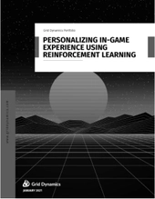 A book cover with the text Game-changing user experience personalization and insight