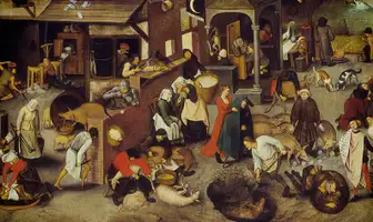 An old place to explain supply chain mechanism in the past