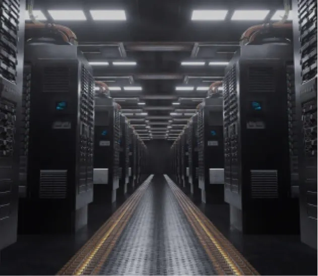 a corridor in an office
