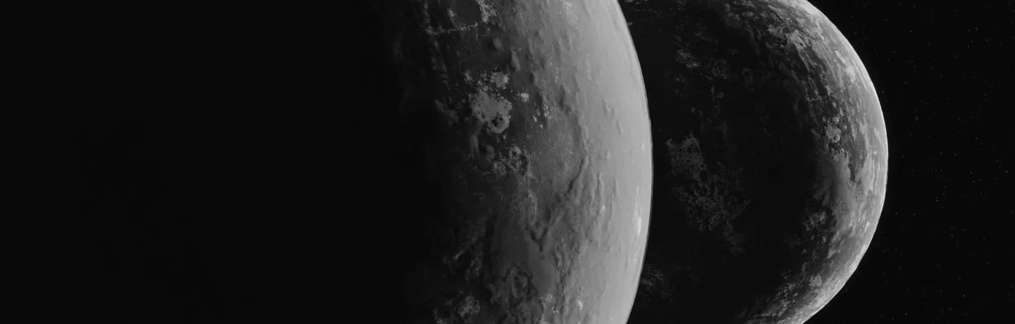 two medium size planets