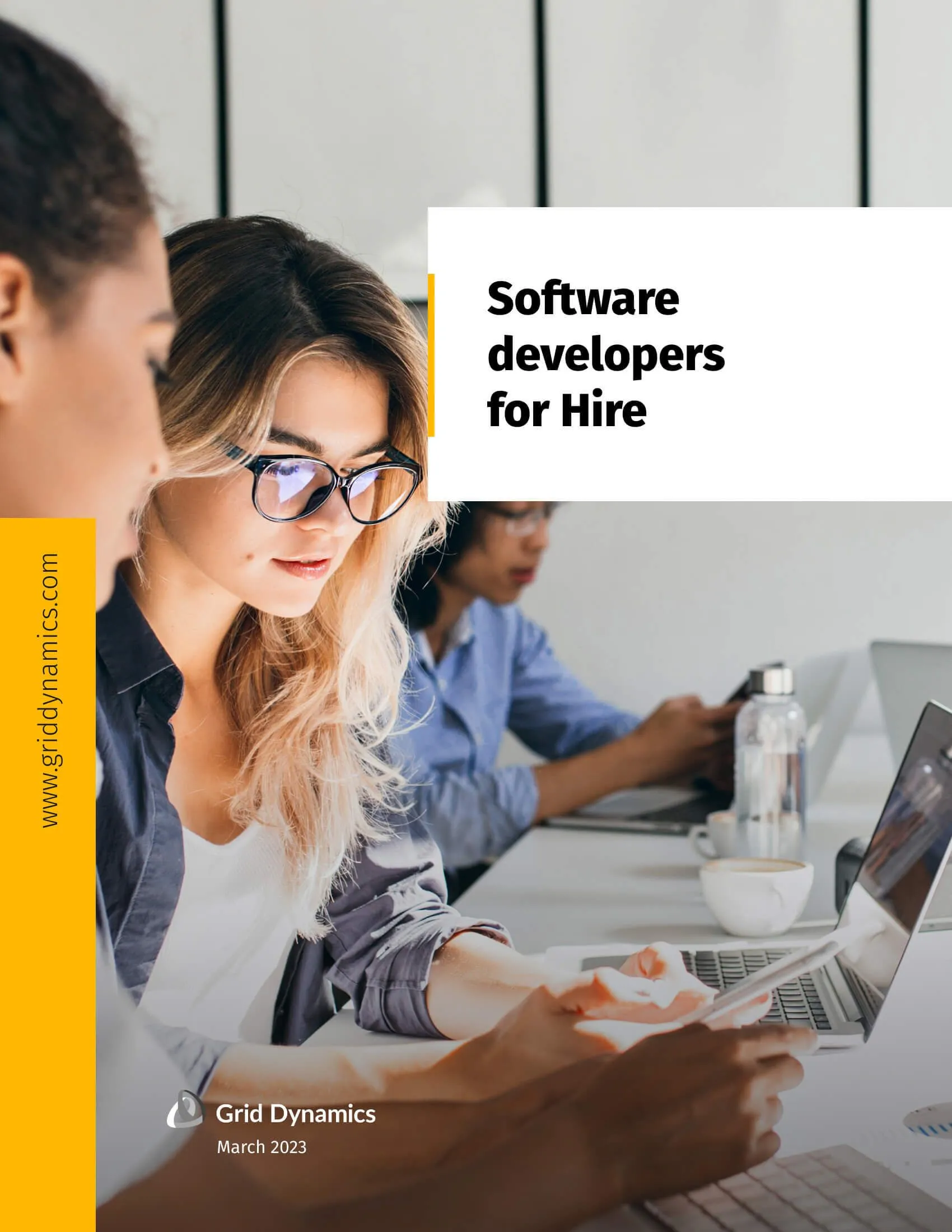 Male and female developers to hire