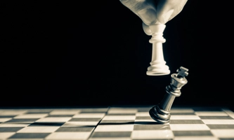 a chess game