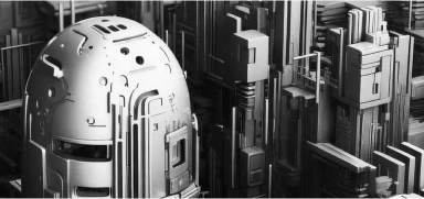 Industrial city generated by AI