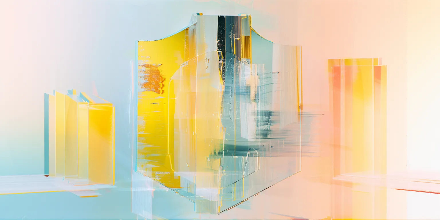 Abstract representation of modern buildings