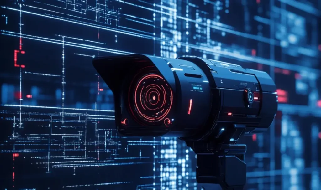 AI-powered camera with digital interface